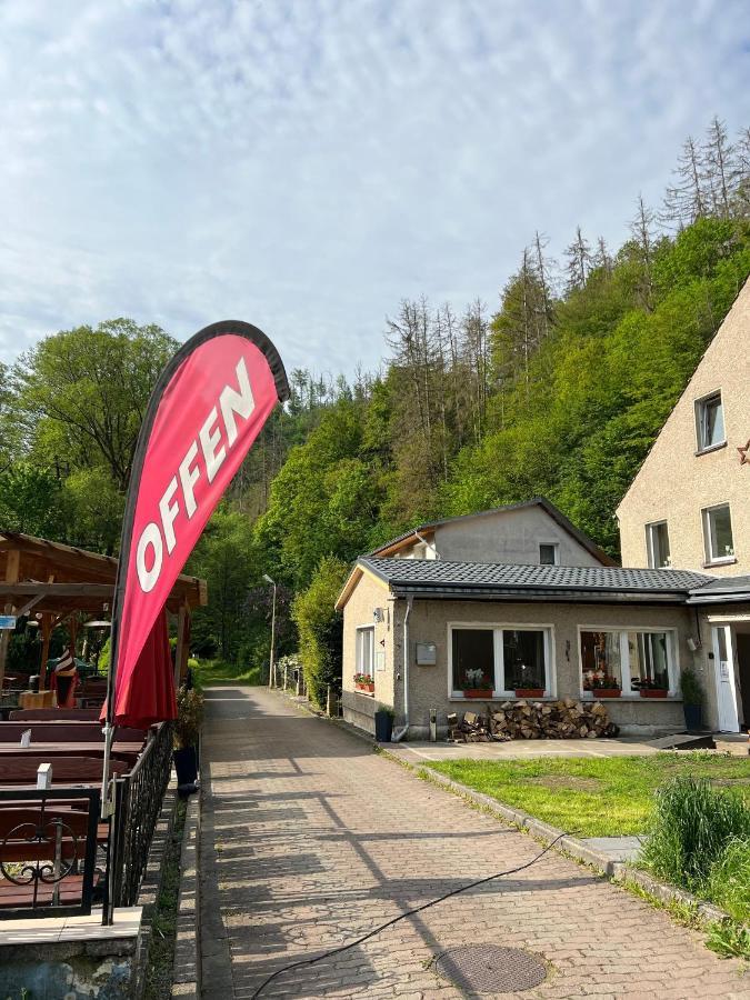 Pension Sternschnuppe, Treseburg Harz, Unmittelbar Am Wasser Thale Exterior photo